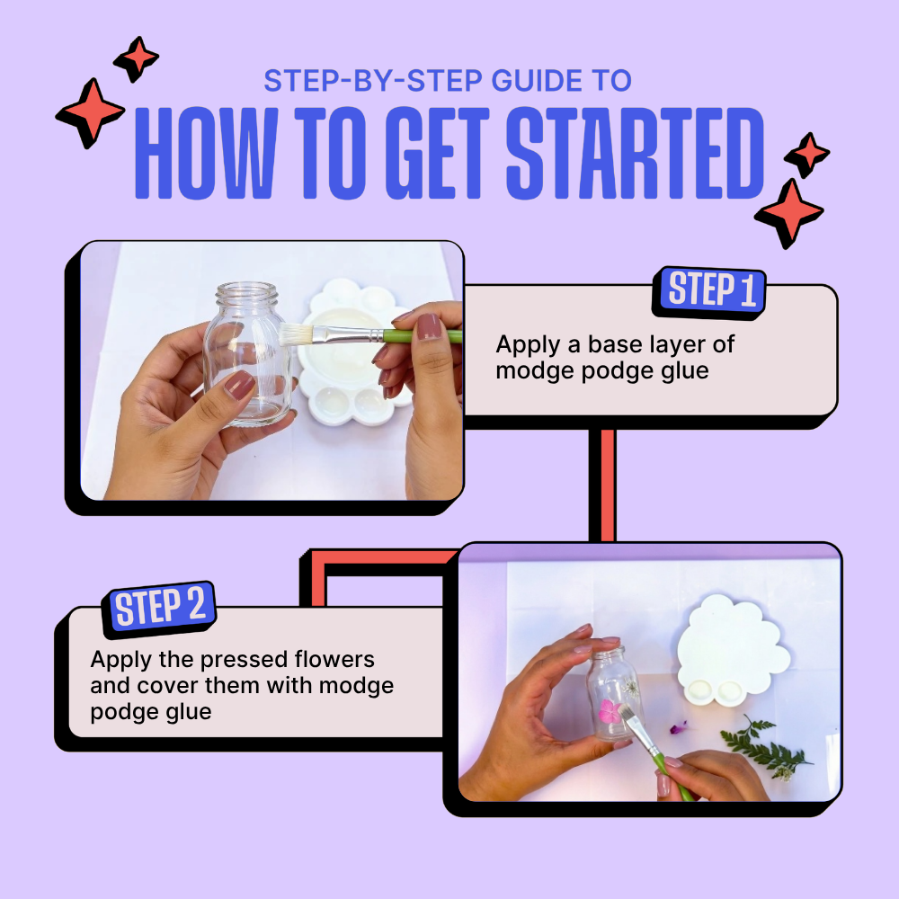 DIY Floral Glow Jar Kit