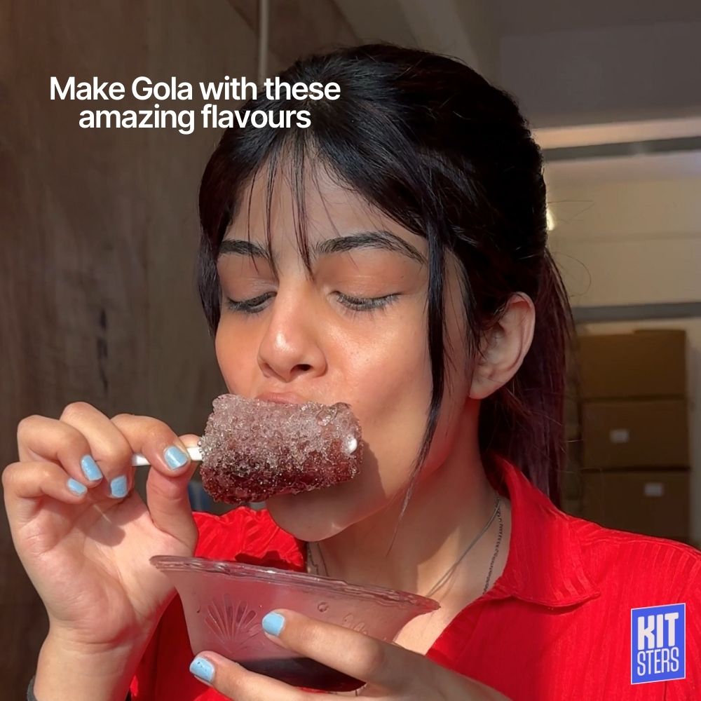 Kitsers, DIY Ice Gola Kit, Ice Gola Kit, Summers, summer nostalgia, DIY at home Ice Gola, Fun diy kit, Fun DIY Activity