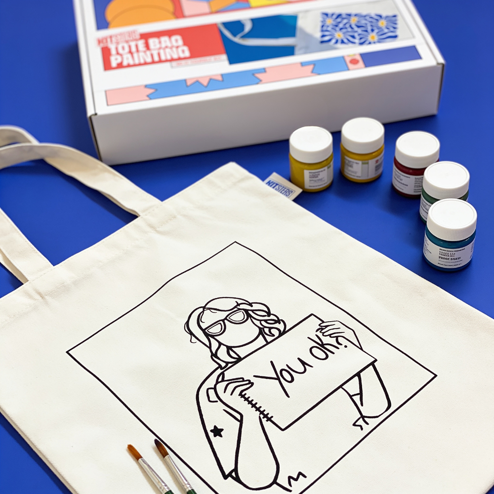 DIY Tote Bag Painting Kit - You Belong With Me