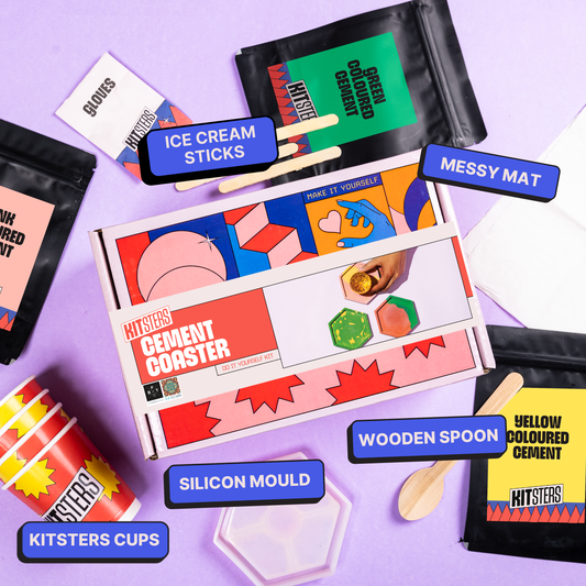 DIY Cement Coaster Kit