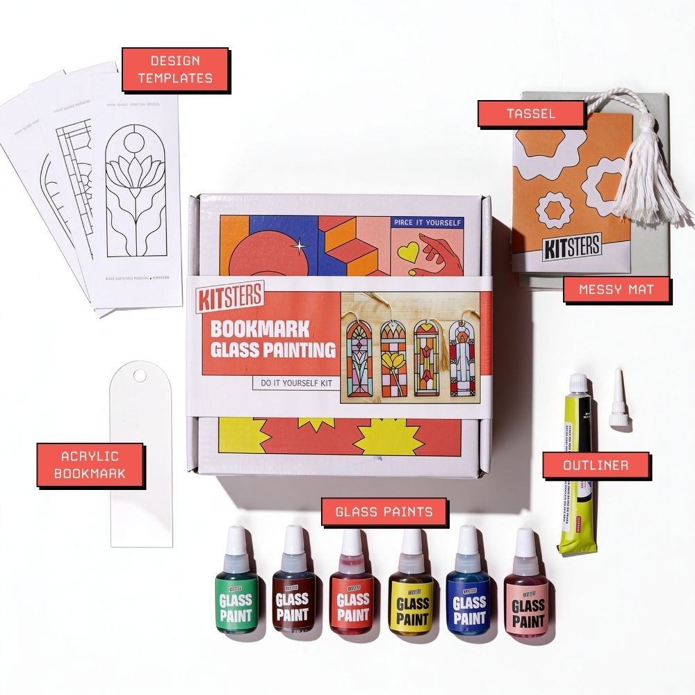 DIY Bookmark Glass Painting Kit