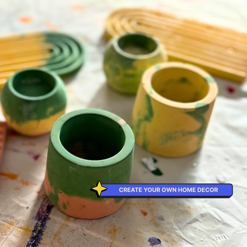 DIY Cement Planter Kit