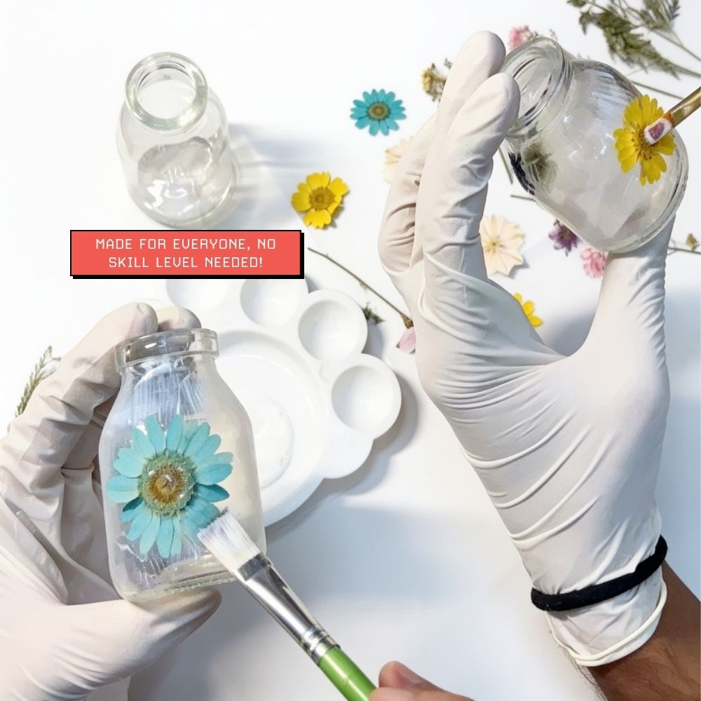 DIY Floral Glow Jar Kit