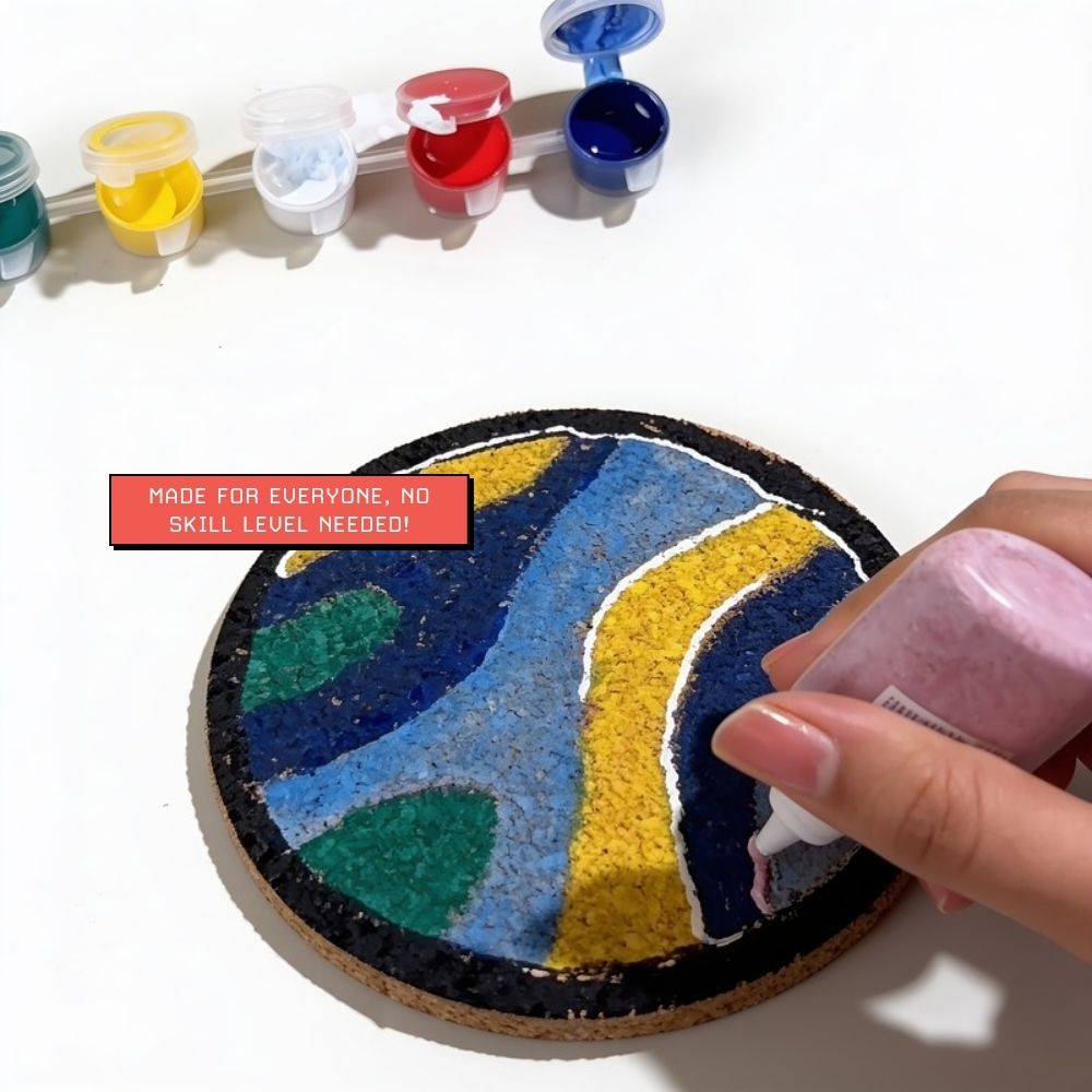 DIY Cork Coaster Painting Kit