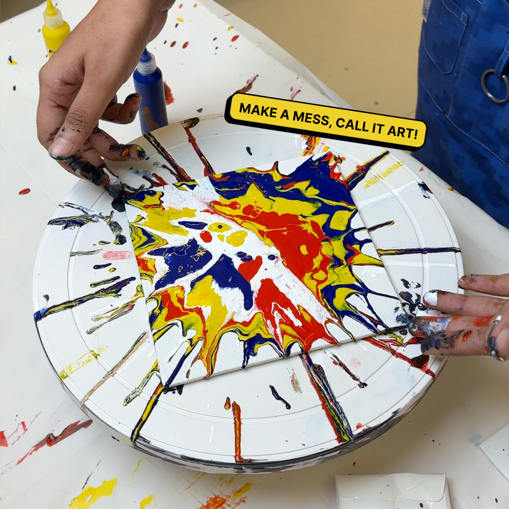 DIY Fluid Wheel Art Kit