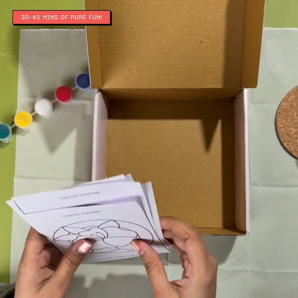 DIY Cork Coaster Painting Kit