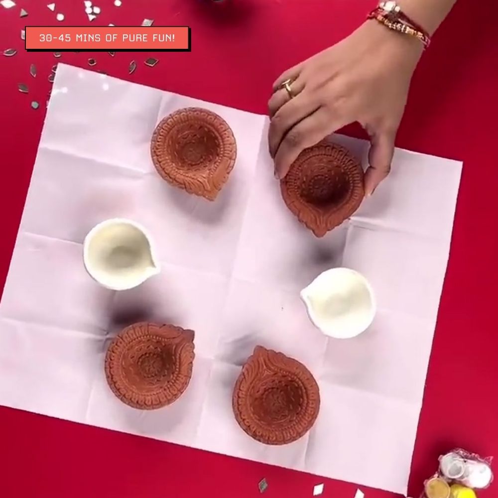 DIY Diya Decoration Kit