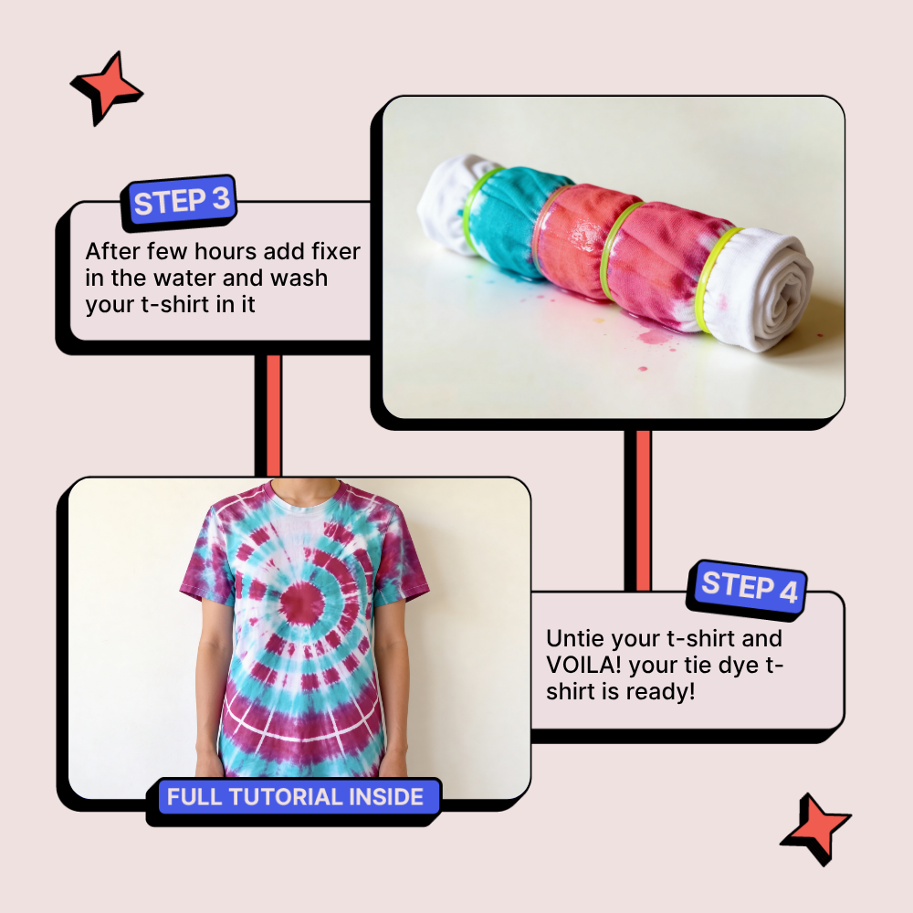 Tie-Dye Colour - Pack of 6 colours