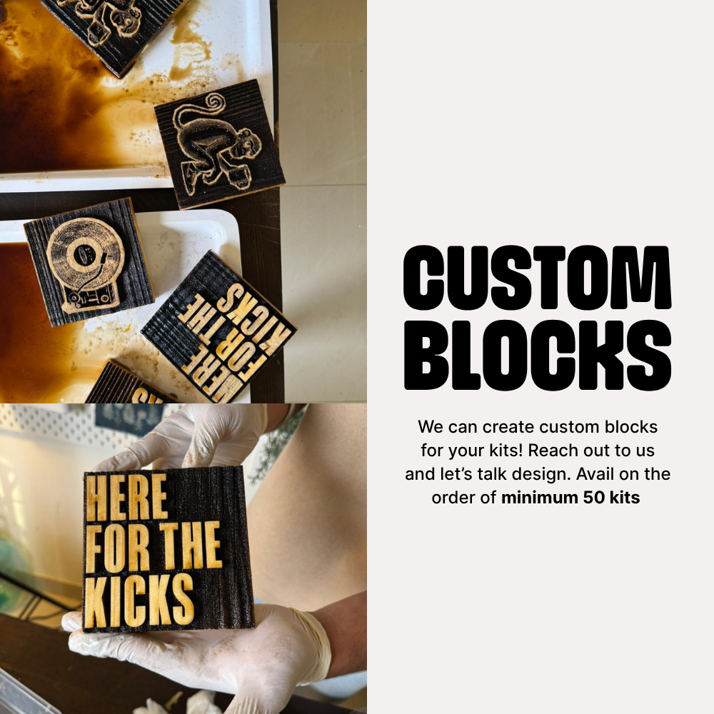 DIY Block Printing Kit (Tote Bag)