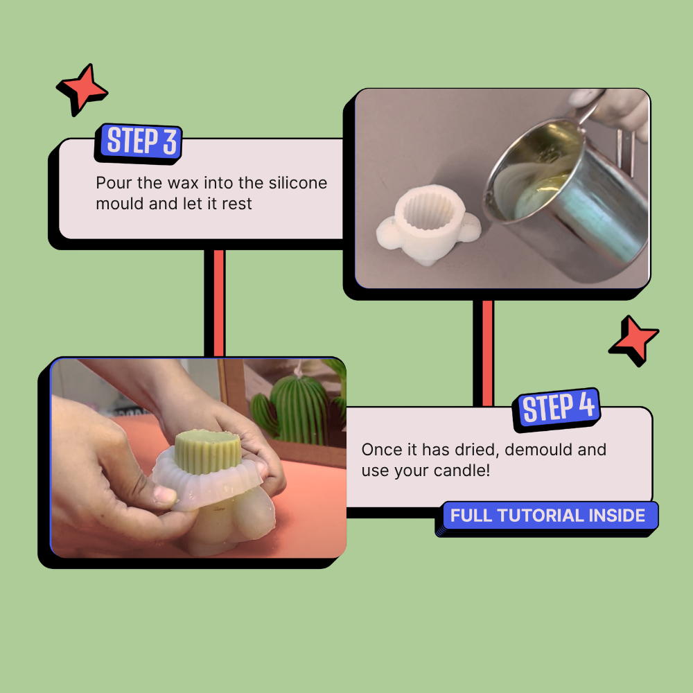 DIY Cactus Candle Kit