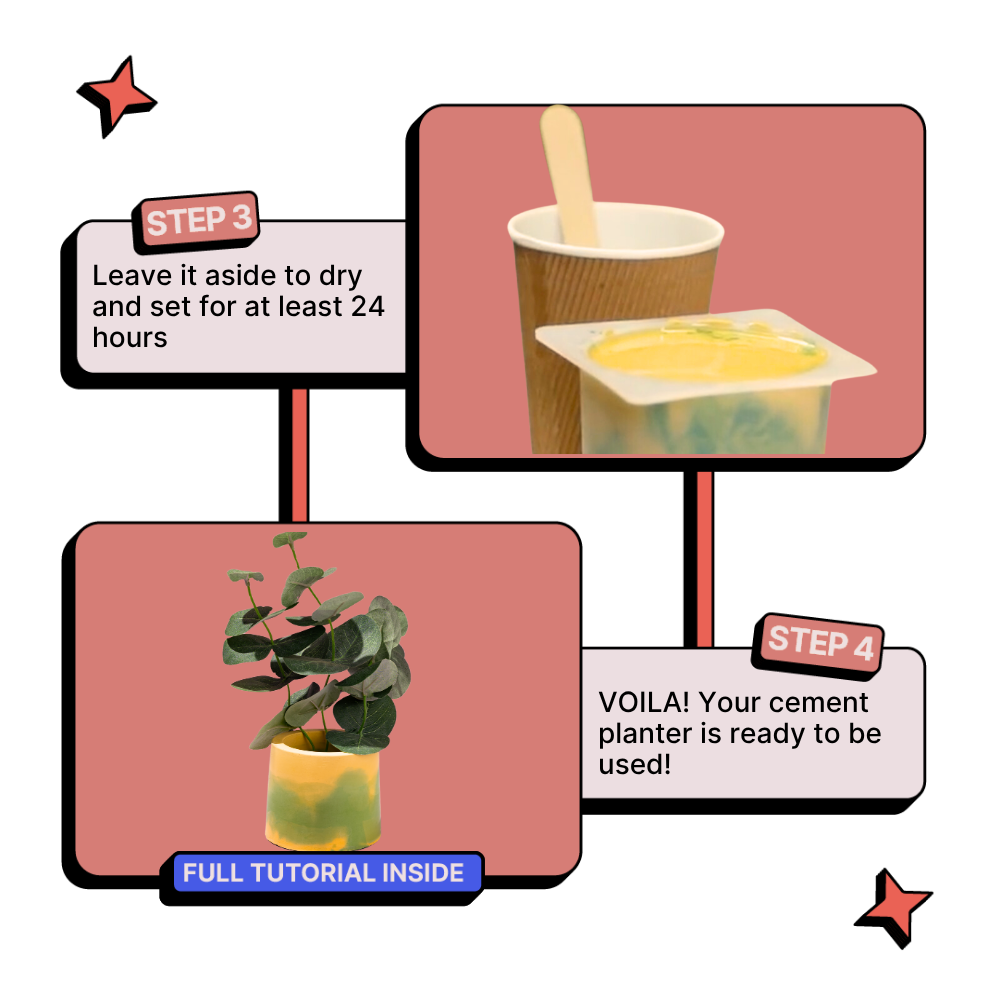 DIY Cement Planter Kit