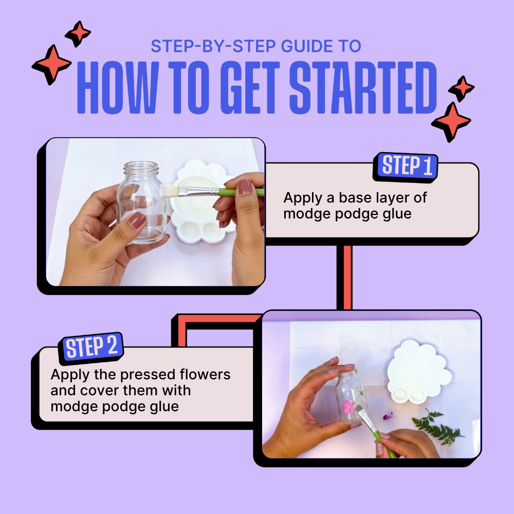 DIY Floral Glow Jar Kit