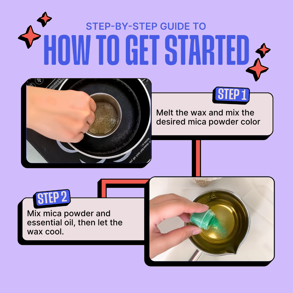 DIY Shell Candle Kit