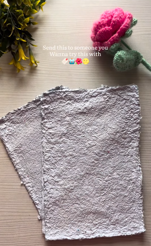Handmade Paper Making Mould and Deckle Set — made by a Kitsters maker