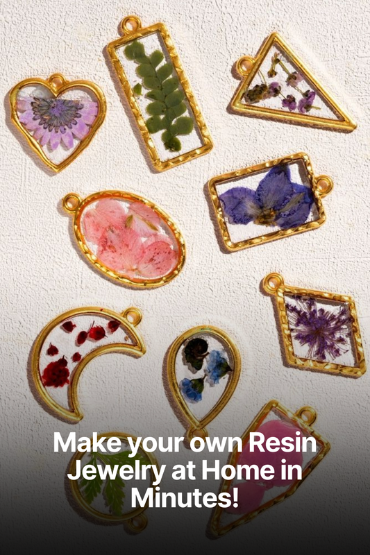 diy uv resin jewelry, pendant kit, make your own jewelry, diy art and craft kits, unique diy kits, creative hobby kits