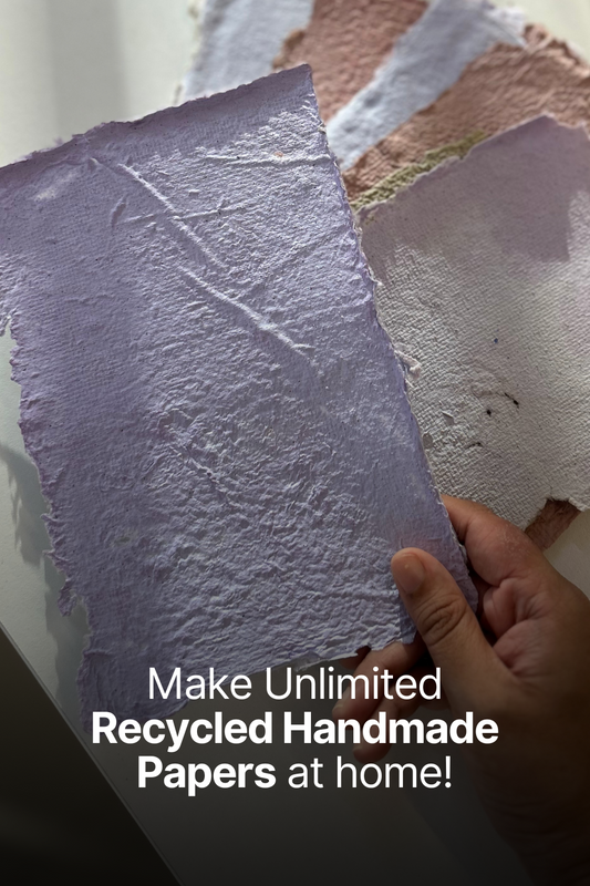 Make Unlimited Recycled Handmade Papers | DIY Handmade Paper Kit | DIY Art & Craft Kits | Kitsters