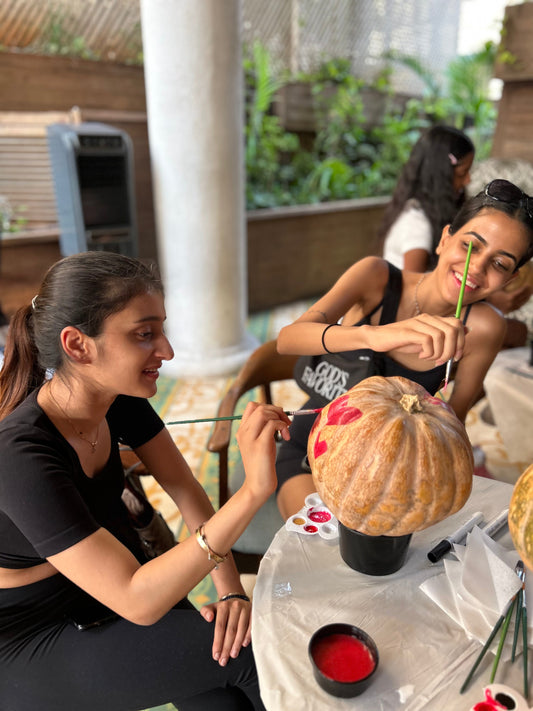 Halloween Pumpkin Painting Workshop: Member Engagement at Soho House Mumbai