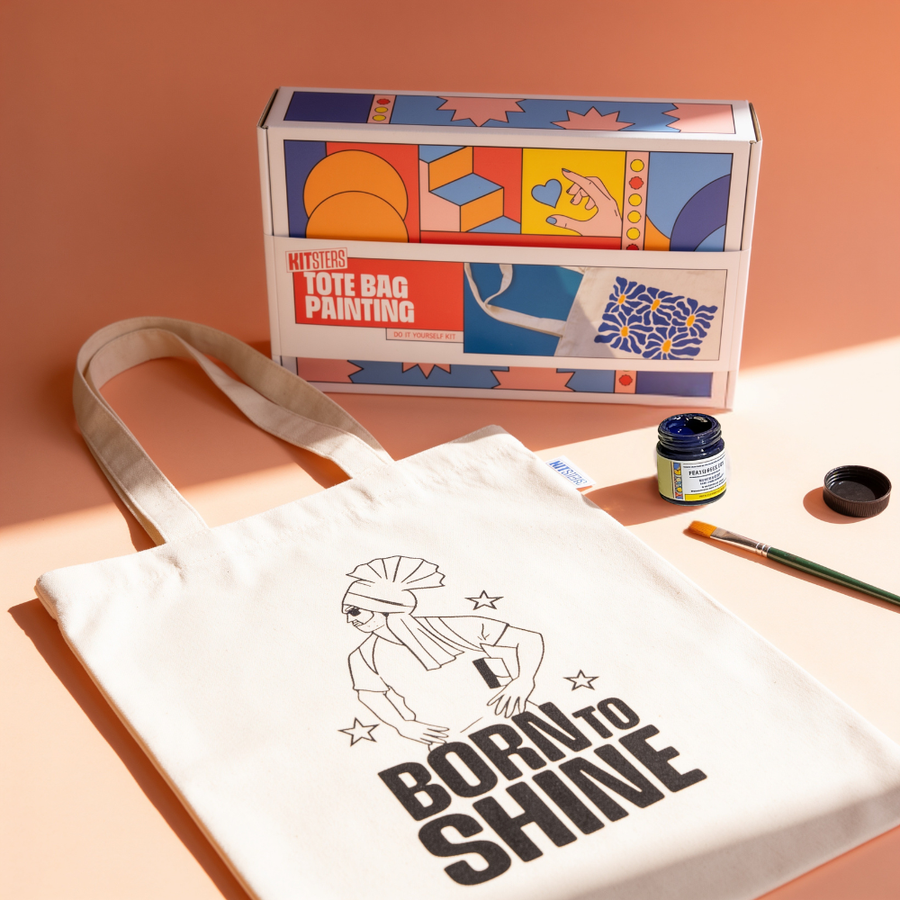 DIY Tote Bag Painting Kit by Kitsters, India's favourite DIY experience brand born in Mumbai