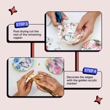 DIY Decoupage Shells Kit