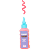 Stikeeze Glitter Glow in the Dark Glue | Pink | 35gms