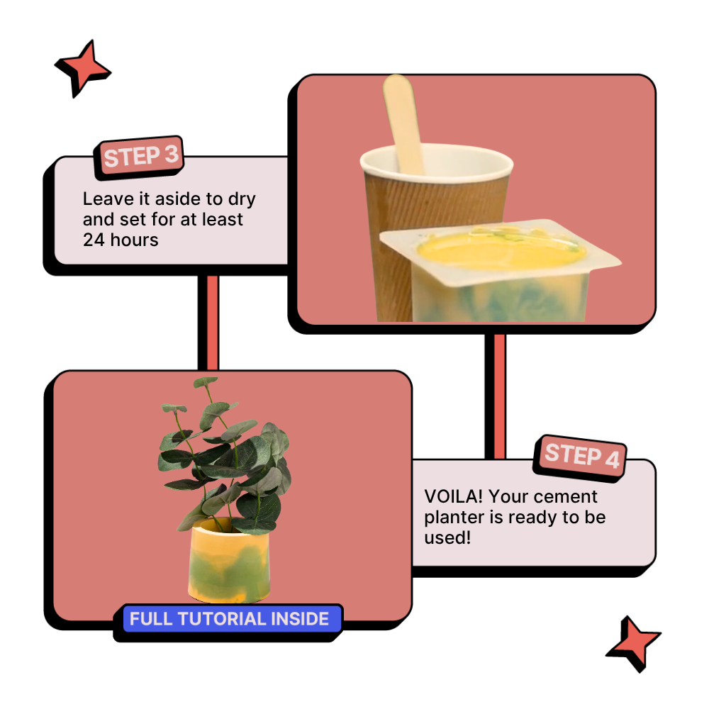 DIY Cement Planter Kit