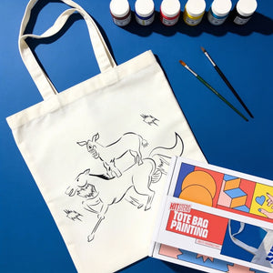 DIY Tote Bag Painting Kit -  Welcome