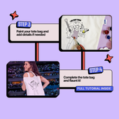 DIY Tote Bag Painting Kit -  Eras Tour
