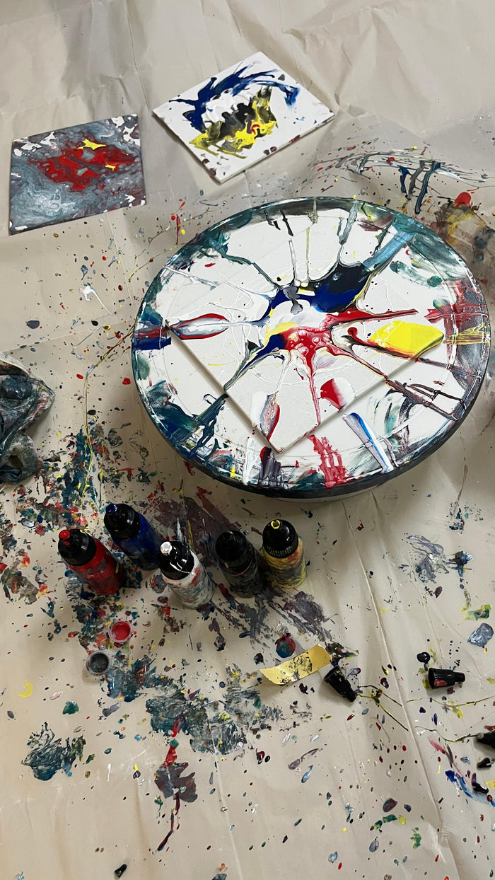 DIY Fluid Wheel Art Kit — made by a Kitsters maker