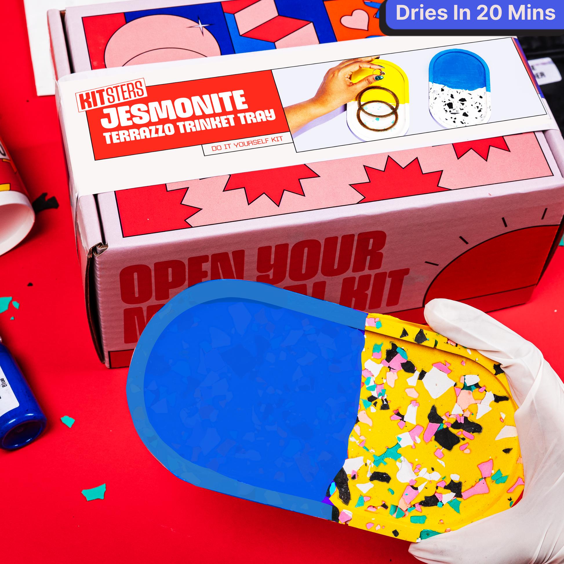 DIY Jesmonite Terrazzo Trinket Tray Kit