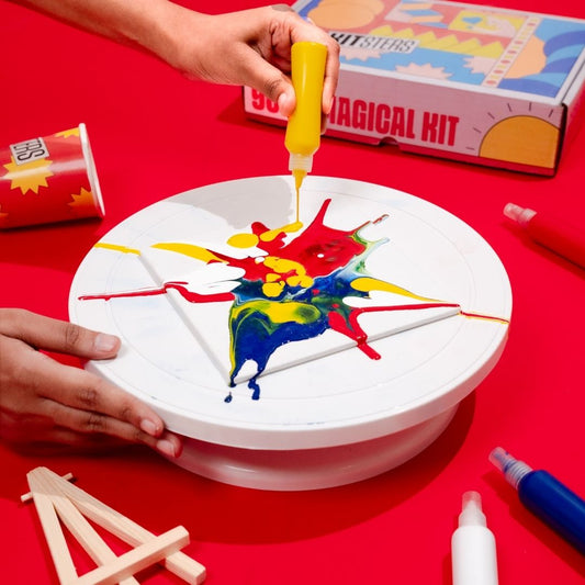 DIY Fluid Wheel Art Kit