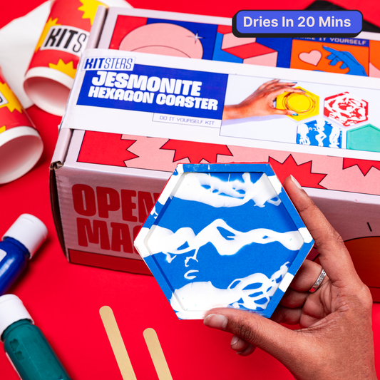 DIY Jesmonite Hexagon Coaster Kit