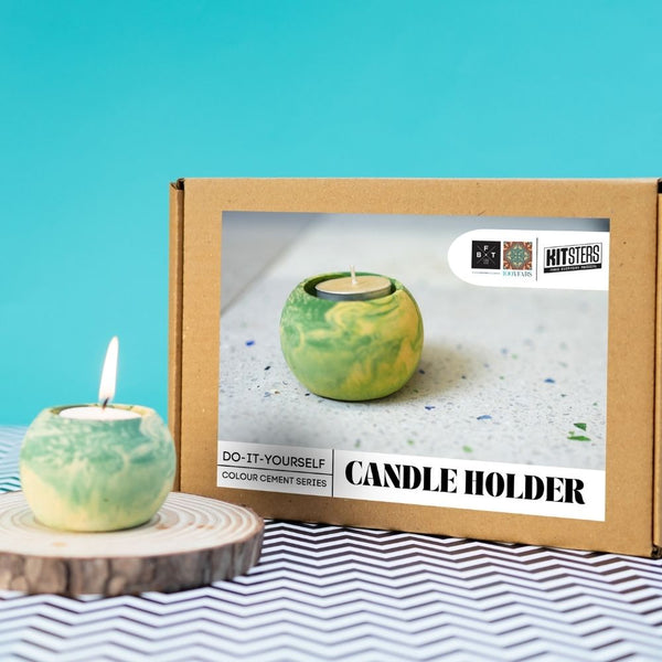 DIY Cement Candle Holder Kit