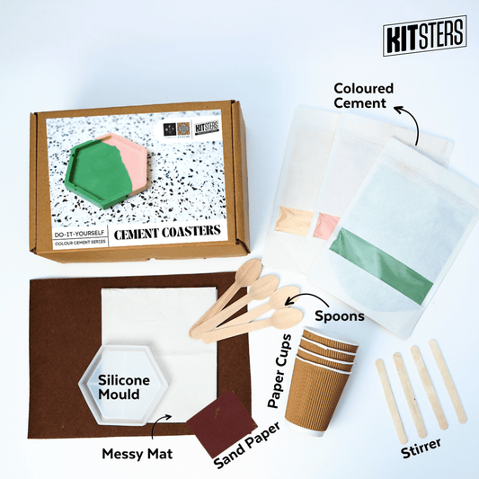 DIY Cement Coaster Kit