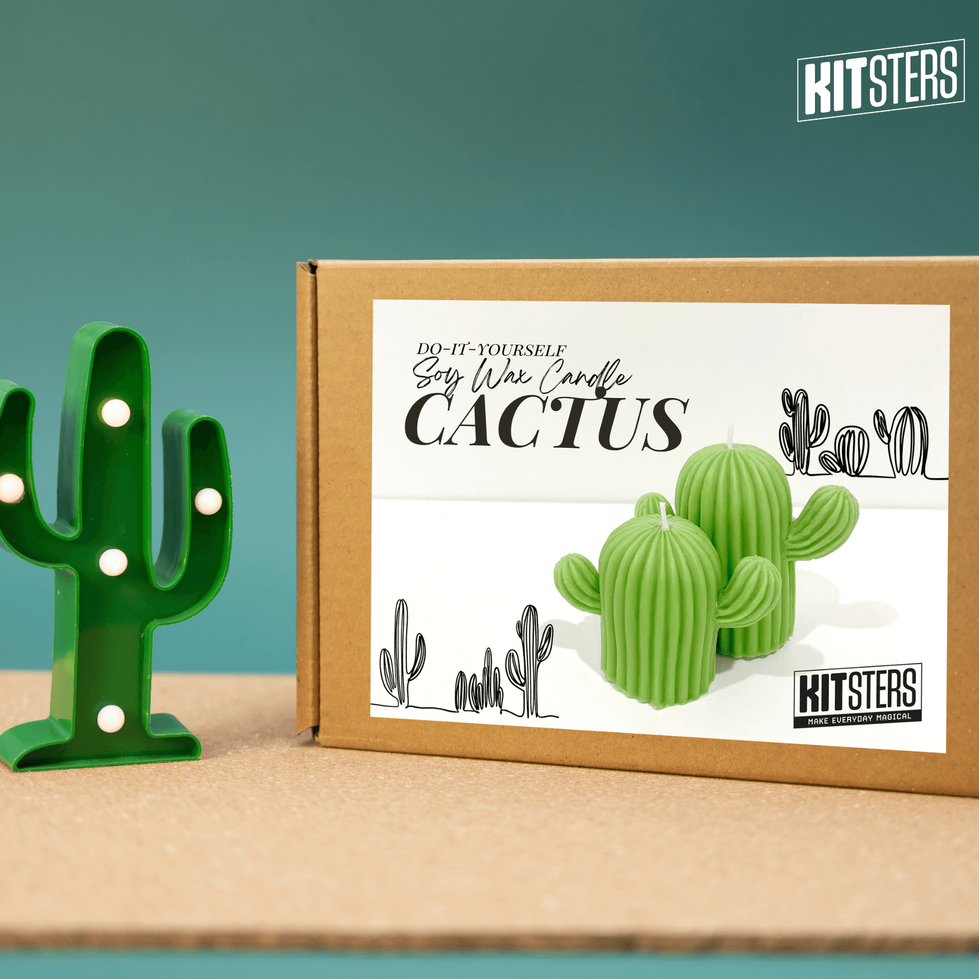 DIY Cactus Candle Kit