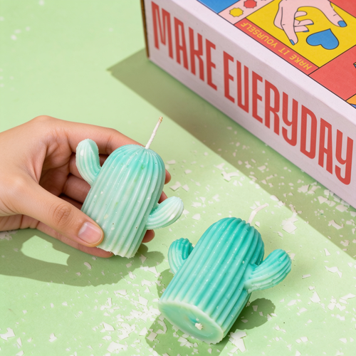 DIY Cactus Candle Kit