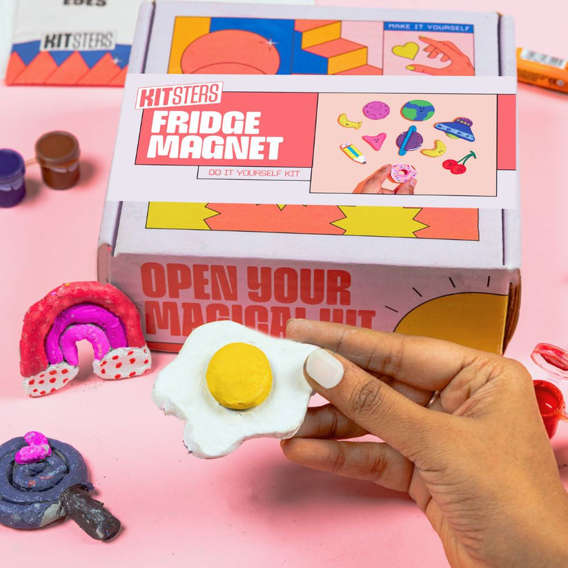 Craftopedia Paint Your Own Fridge Magnet Kit- Unicorn Magnet