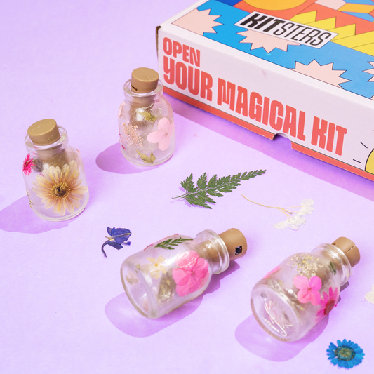DIY Floral Glow Jar Kit