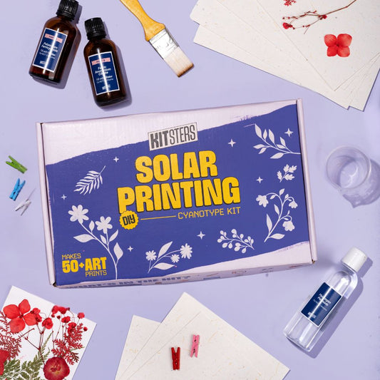 DIY Cyanotype Kit, Solar printing, Sun print, alternative process