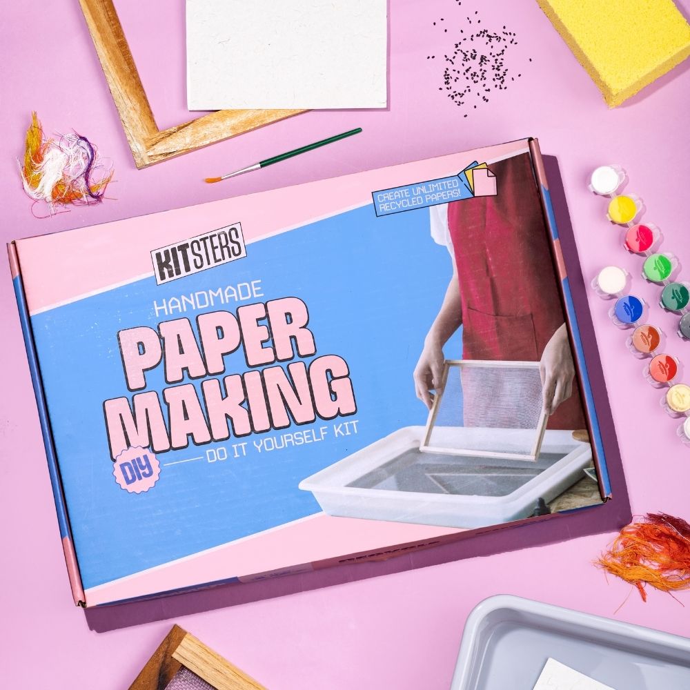 DIY Handmade Paper Kit | DIY HANDMADE PAPER KIT | KITSTERS | BEST DIY KITS IN INDIA | GIFTS FOR VIRGOS