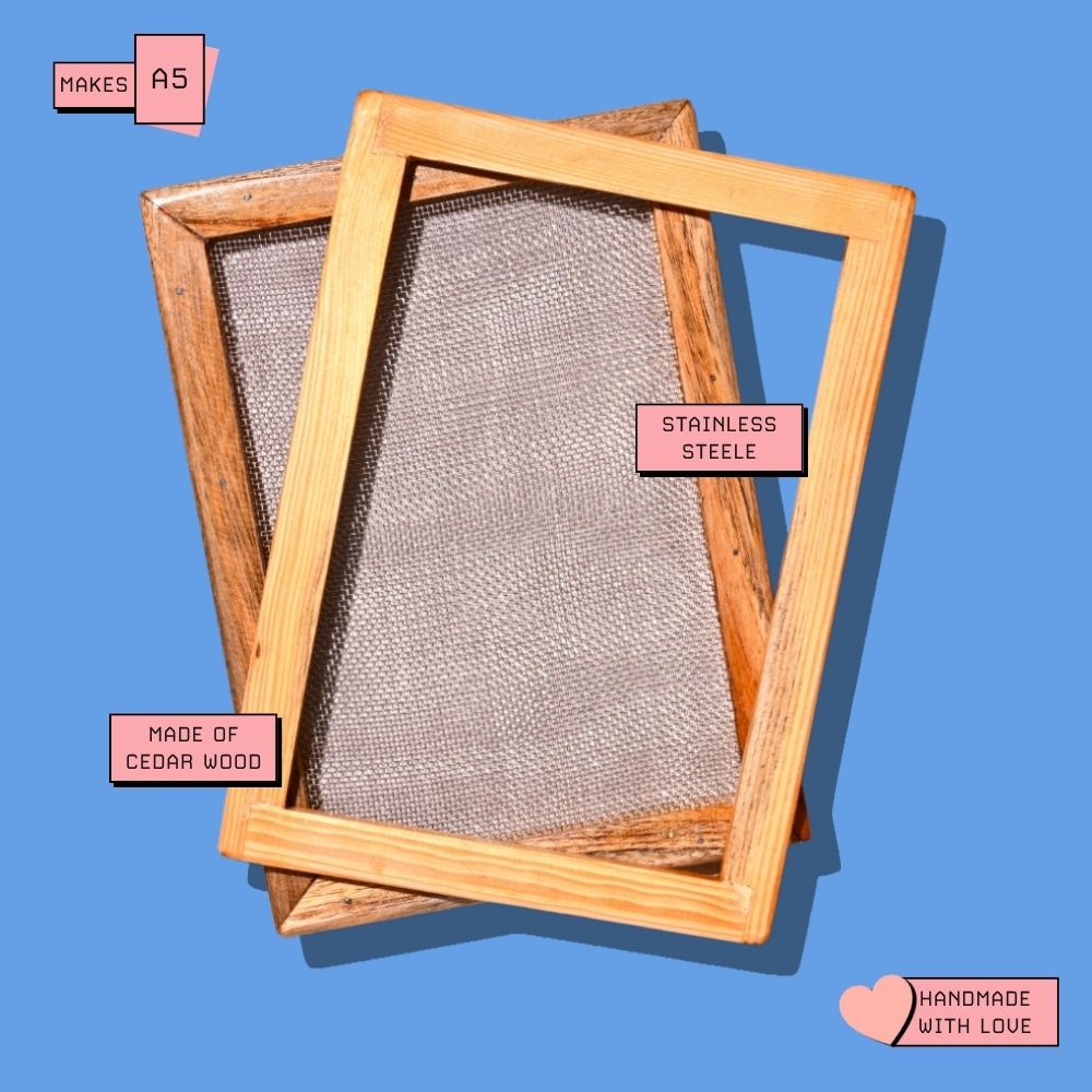 Handmade Paper Making Mould and Deckle Set