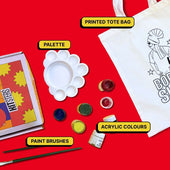 DIY Tote Bag Painting Kit - Born To Shine
