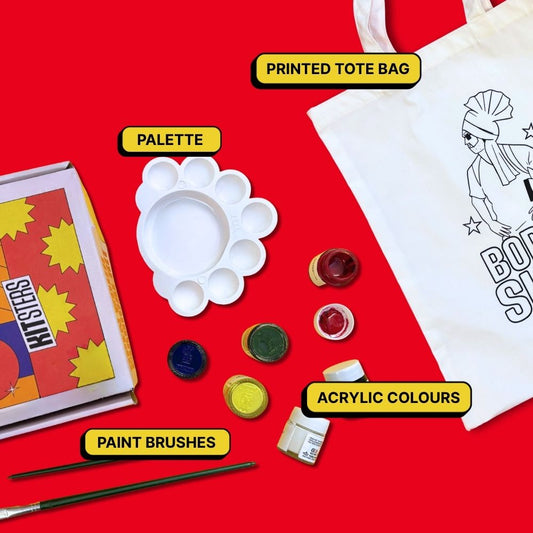 DIY Tote Bag Painting Kit - Born To Shine