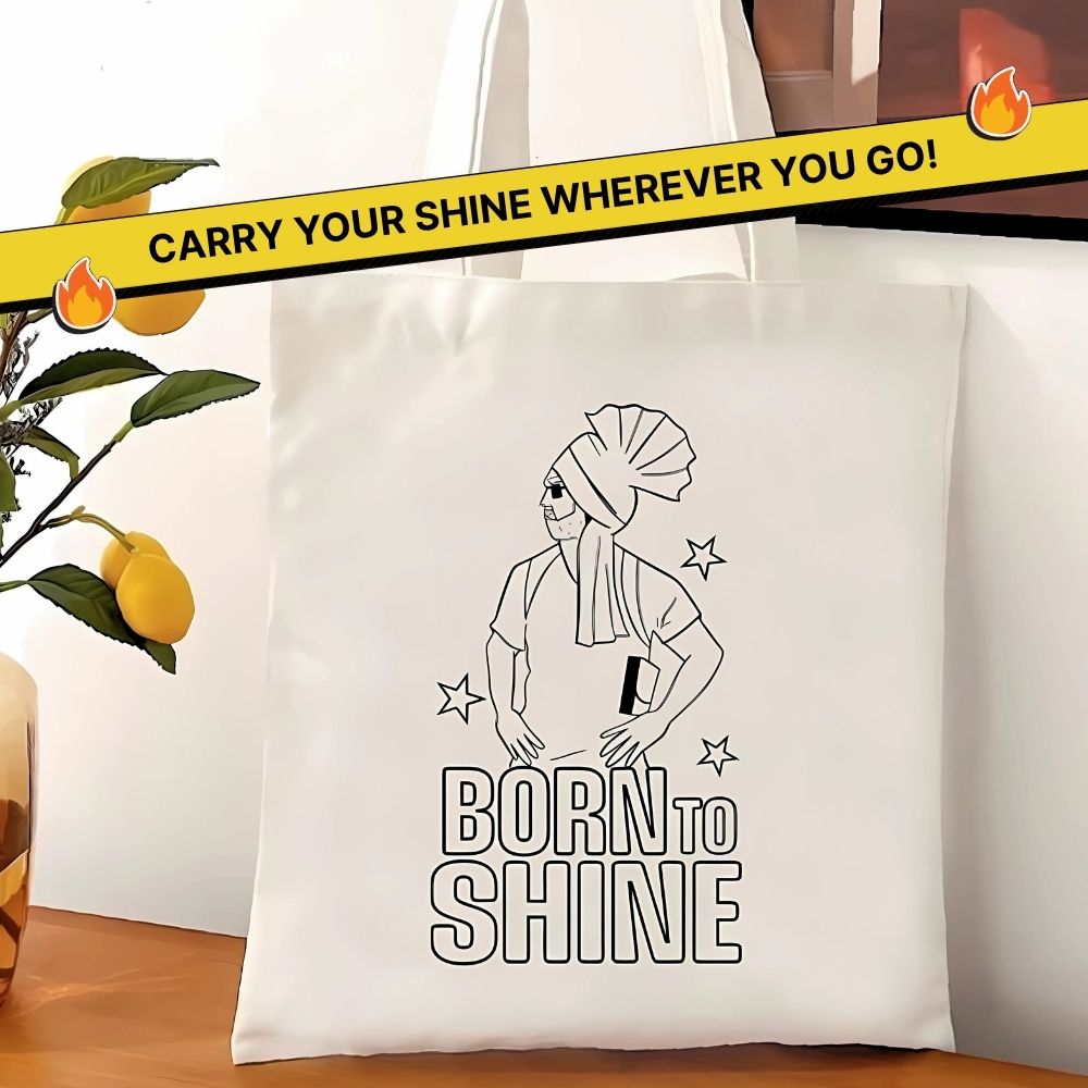 DIY Tote Bag Painting Kit - Born To Shine