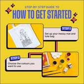 DIY Tote Bag Painting Kit - Born To Shine
