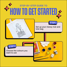 DIY Tote Bag Painting Kit - Born To Shine
