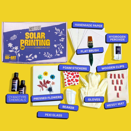 COMBO : DIY Gel Plate Monoprinting & DIY Solar Printing Kit