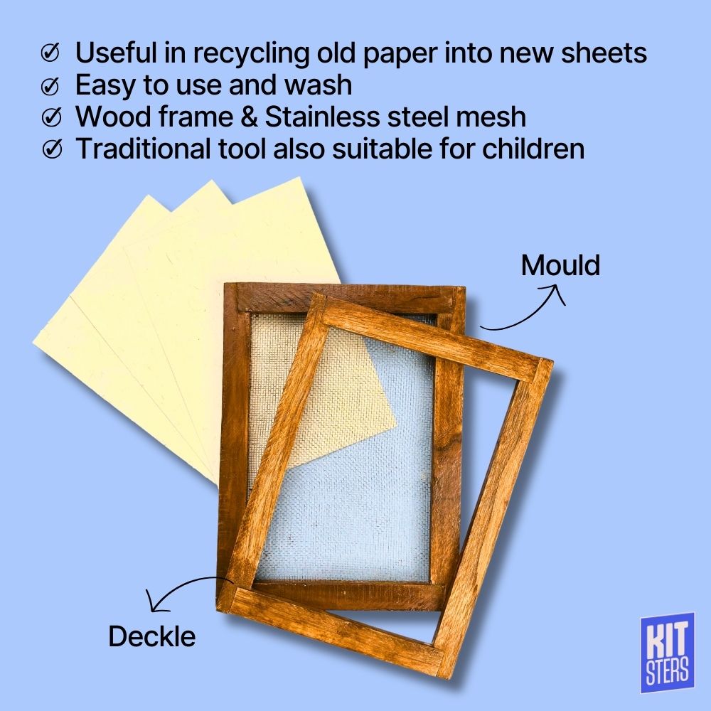 Handmade Paper Making Mould and Deckle Set