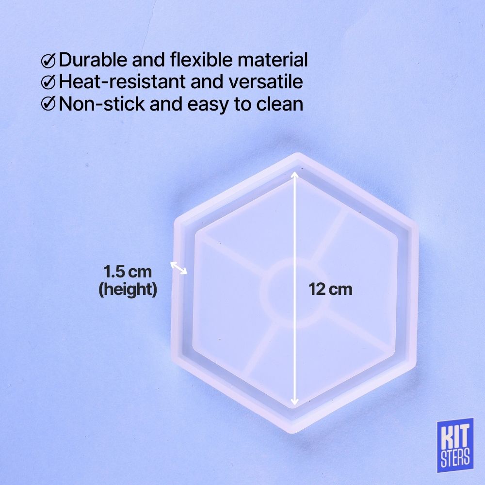 Silicone Hexagonal Coaster Mould