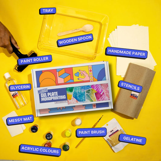 DIY Gel Plate Monoprinting Kit