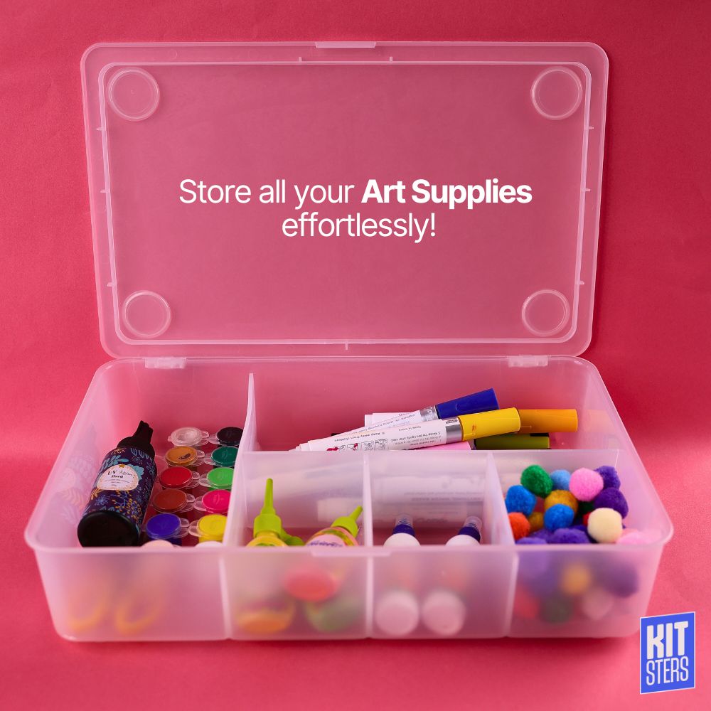 Art Supplies Organiser Box